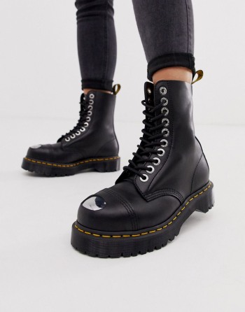 Dr Martens 8761 Bxb Leather Ankle Crne - Ženske Čizme | 15830RXCZ